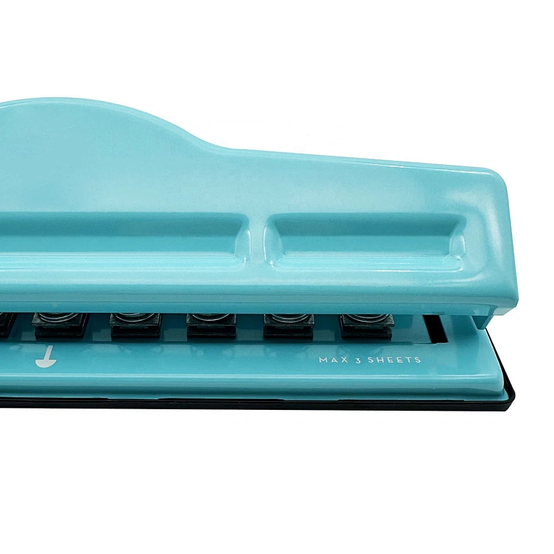 Planner Office Custom Logo Mushroom Hole Paper Puncher A4 B5 Size Durable Mushroom 9 Holes Punch Machine for Loose Leaf